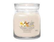 Svíčka ve skleněné dóze Yankee Candle, Vanilkové creme brulee, 368 g