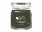 Svíčka ve skleněné dóze Yankee Candle, Stříbrná šalvěj a borovice, 368 g