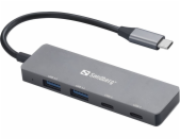 Sandberg 136-50 USB-C to 2xUSB-A+2xUSB-C Hub