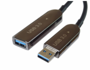 PremiumCord USB3.0 + 2.0 prodlužovací optický AOC kabel A/Male - A/Female 7m