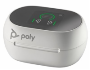 Poly Voyager Free 60+ MS Teams bluetooth headset, BT700 USB-A adaptér, dotykové nabíjecí pouzdro, bílá