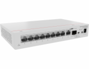 Huawei S110-8P2ST Switch (8*10/100/1000BASE-T ports, PoE+, 1*GE SFP port, 1*10/100/1000BASE-T port, AC power, power adap