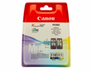 Canon CARTRIDGE PG-510/CL-511 PVP pro PIXMA iP2700, MP230, 240, 250, 260, MP49x, MX320, 330 (220 str.)