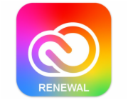 Adobe CC for TEAMS All Apps with Adobe Stock MP ML (+CZ) COM RENEWAL 1 User L-1 1-9 (12 Months) 10 assets per month