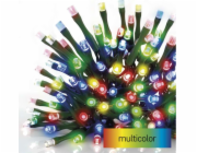 LED vánoční řetěz, 50 m, venkovní i vnitřní, multicolor, časovač
