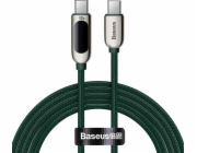 Kabel USB-C k displeji USB-C Baseus, 100 W, 2 m (zelený)