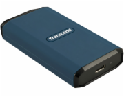 Transcend ESD410C 4TB, USB 20Gbps Type C, Externí odolný SSD disk (3D NAND flash), 2000MB/R, 2000MB/W, modrý