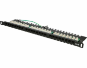 Patchpanel 24 0,5U CAT6 UTP portů