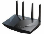 Asus WRL ROUTER 5400MBPS 1000M 4P/DUAL BAND RT-AX5400 ASUS router