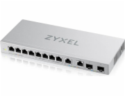 ZyXEL Switch 12portový gigabitový neřízený přepínač s 8porty 1G + 2porty 2,5G + 2porty SFP+ XGS1010-12-ZZ0102F