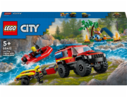 LEGO® City 60412 Hasičský vůz 4x4 a záchranný člun