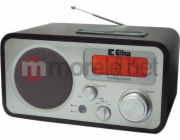 Rádio KORMORAN FM/LW USB hnědé