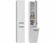 Bathroom cabinet NEL IV 31x30x174 cm matt white