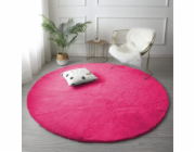 Strado Kulatý koberec Rabbit Strado 120x120 HotPink (růžový)
