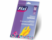 Gumové rukavice FIXI, velikost M, 1 pár, žluté