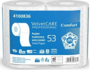 Velvet Celulózový toaletní papír VELVET Comfort, 2-vrstvý, 486 listů, 4 ks., bílý