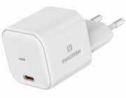 Swissten Síťový Adaptér GaN 1x USB-C 45W PD Bilý