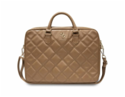 Guess PU Quilted 4G Metal Logo Computer Bag 15/16" Brown Guess PU Quilted 4G Metal Logo Computer Bag je perfektní taška pro notebook s úhlopříčkou displeje 15-16"