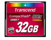 Paměťová karta Transcend 32GB CompactFlash (800X | R 120MB/s | W 60MB/s )