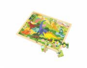 Viga Viga 44584 Puzzle na prvcích 48 PAD - seznámíme se s dinosaury