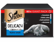 Sheba Delicacy Rybí příchut v želé 80x85g