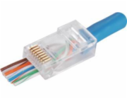 Průchozí zástrčka Alantec RJ45 UTP cat.6 (balení 100 ks) ALANTEC - ALANTEC