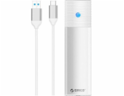 Orico Pocket Orico M.2 SATA USB-C 5Gbps disková skříň bílá