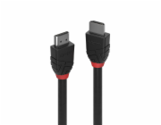 Lindy Black Line - Standard - HDMI kabel - HDMI samec na HDMI samec - 7,5 m - trojitá izolace - černá - kulatá, podporuje 4K 30 Hz (4096 x 2160)