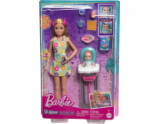 Panenka Mattel Barbie Family & Friends Nový kapitán Babysitters Inc. Playset Panenka