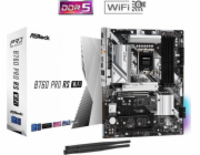 ASRock MB Sc LGA1700 B760 PRO RS WIFI, Intel B760, 4xDDR5, 1xDP, 1xeDP, 1xHDMI, WiFi