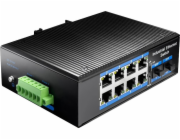 Cudy SWITCH PoE 8xRJ45 2xSPF 1Gbps průmyslové Cudy IG1008S2