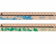 Pravítko Herlitz 17cm, vyrobené ze dřeva