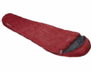 High Peak TR 300 Mummy sleeping bag Polyester Grey  Red 23066