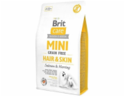 Brit Care Mini Grain Free Hair & Skin 2kg granule pro psy