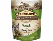 Carnilove Dog Pouch Paté Duck with Timothy Grass 300g kapsičky pro psy