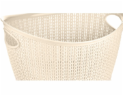 Koš Knit M-1167, 3,3 l, plast, krém