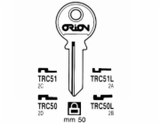 Polotovar klíče Jma Tri Circl TRC51/TRI-9D, 1 ks