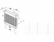 Výsuvný ventilátor HAUSHALT MAVTH 100