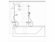 Hansgrohe Vernis Blend 200 26274000 termostatický sprchový set