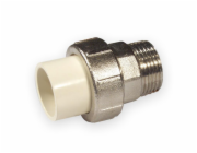 Adaptér 4733-405, PVC-C, 1/2" vnější závit/lepící samice