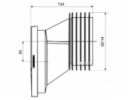 Koleno WC Ani Plast W0420, O 114 mm