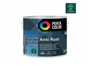 Emailová barva Pentacolor Antirust, zelená, 2,7l