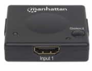 Manhattan HDMI přepínač, 2-Port HDMI Switch, 1080p, černá