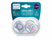 Šidítko Avent Ultra air 2ks 6- 18 m holčička Vel.6-18 m