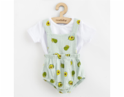 Mušelínový kojenecký set Kraťasy a Tričko New Baby Avocado Vel.86 (12-18m)