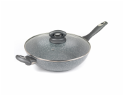 Salter BW02772G Mramorový Wok 28cm šedý