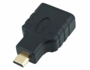 Adaptér BLOW HDMI Micro M, HDMI F, černý 92-105#