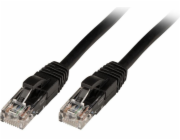 Lindy Patchcord Cat6, U/UTP, 2m, černý (48078)