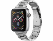 Spigen MODERN FIT BAND APPLE HODINKY 1/2/3/4/5 (38/40MM) STŘÍBRNÉ