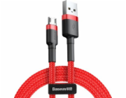 Baseus USB-A - microUSB USB kabel 1 m Červený a černý (CAMKLF-B09)